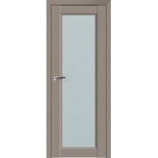 Дверь Экошпон 2.33 XN цвет Стоун стекло матовое