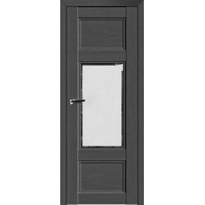 Дверь Экошпон 2.29 XN цвет Грувд стекло белое Square