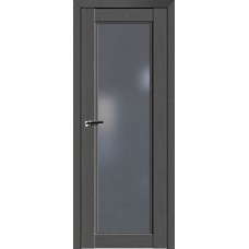 Дверь Экошпон 2.33 XN цвет Грувд стекло графит