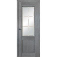 Дверь Профильдорс 2.42 XN цвет Грувд стекло гравировка 1
