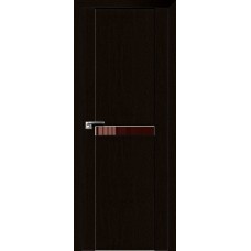 Дверь Экошпон 2.02 XN цвет Дарк браун стекло лакобель коричневый