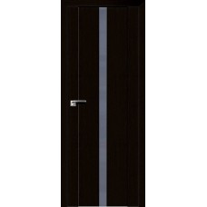 Дверь Экошпон 2.04 XN цвет Дарк браун стекло лакобель серый