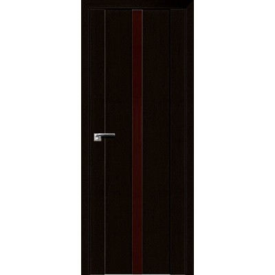 Межкомнатная Дверь Экошпон 2.04 XN цвет Дарк браун стекло лакобель коричневый