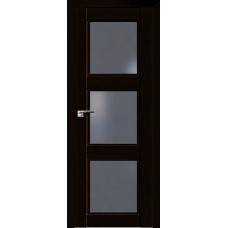 Дверь Экошпон 2.27 XN цвет Дарк браун стекло графит