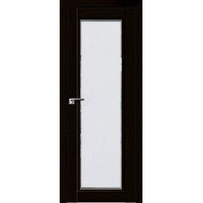 Дверь Экошпон 2.33 XN цвет Дарк браун стекло белое Square