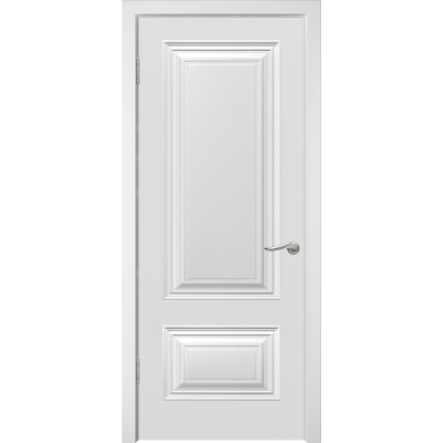 Межкомнатная дверь Симпл-2 белая эмаль ДГ