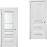 Крашенные двери Симпл-3 эмаль