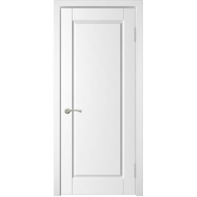 Межкомнатная дверь Турин-13 белая эмаль ДГ
